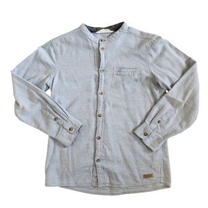 H&M Boys Light Blue Button-Up Shirt
